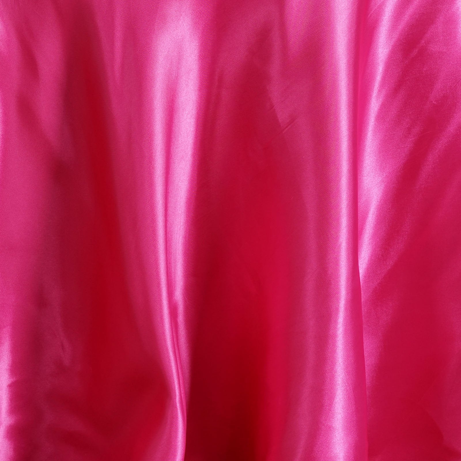 Balsacircle 108-Inch Fuchsia Round Satin Tablecloth Table Cover Linens For Wedding Party Catering Kitchen Dining Events Kitchen